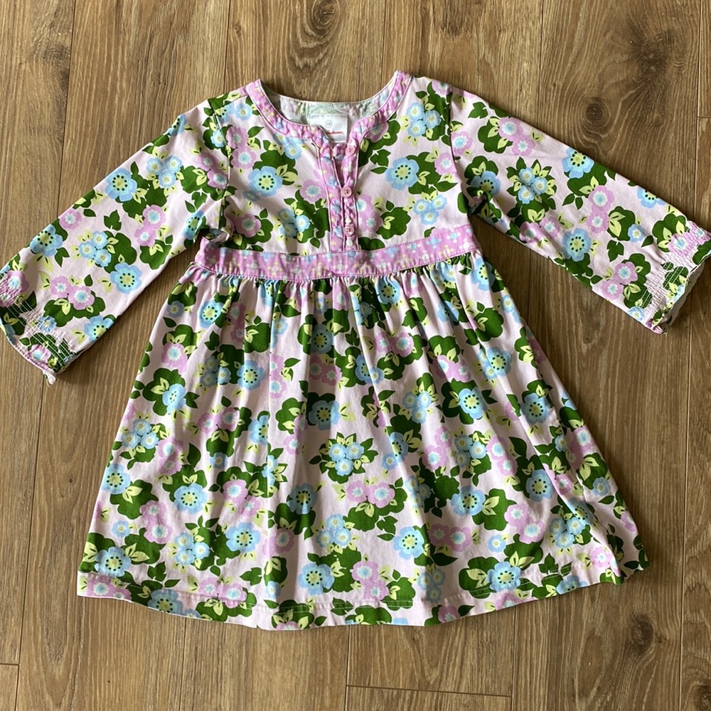 Sz 100 (4/5) Hanna Andersson Spring Dress - Beautiful! EUC 💐🌷❤️